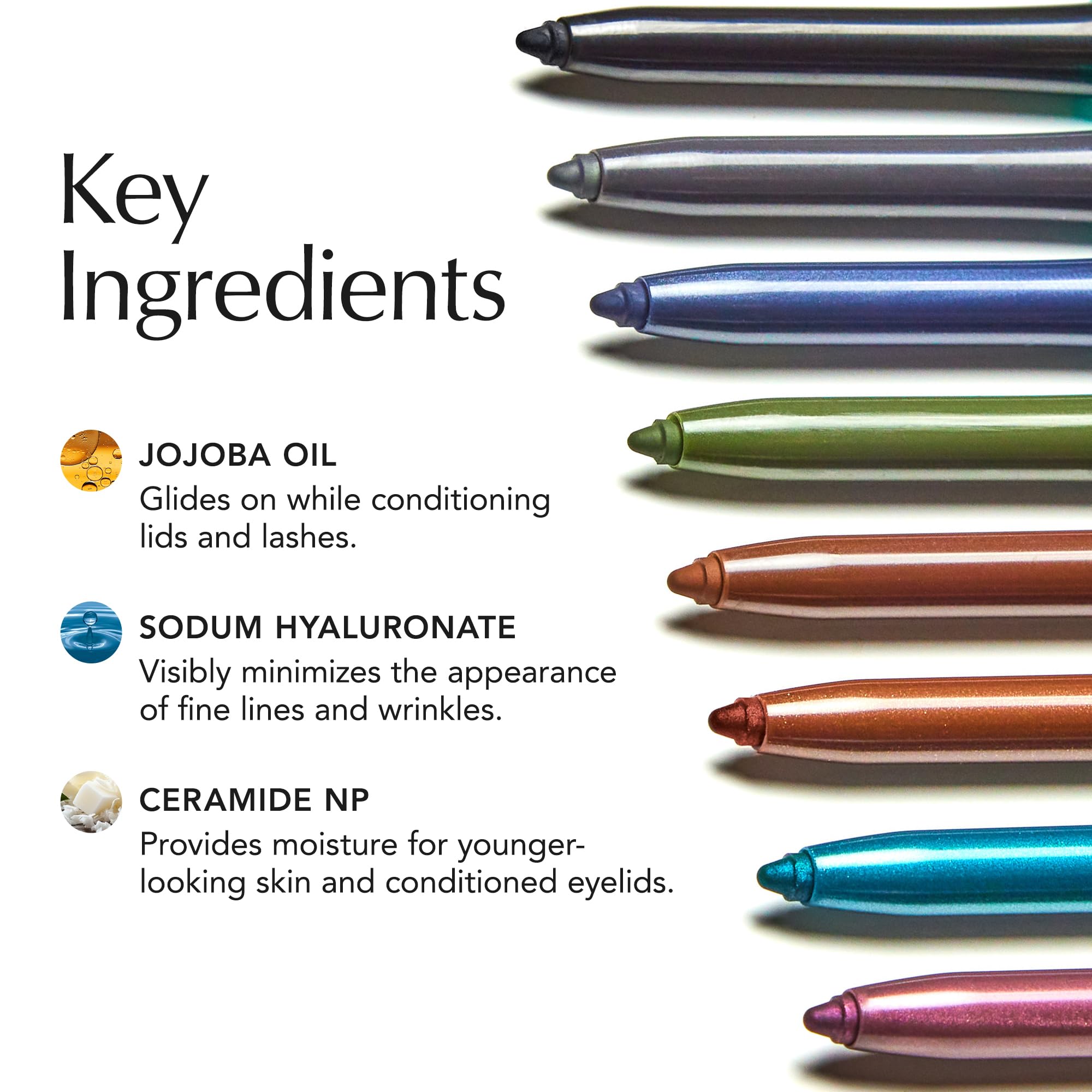 Thrive Causemetics Infinity Waterproof Eyeliner Pencil, Built In Sharpener & Smudge Tip, Long Lasting, Smudge Proof, Hyaluronic Acid & Shea Butter, Vegan & Cruelty Free, Lauren (Black Matte)