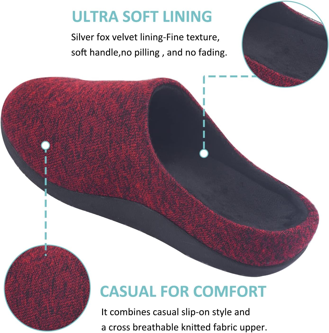 Git-up Orthotic Slippers with Arch Support for Plantar Fasciitis Pain Relief,Comfortable Slip On Clog,Indoor Outdoor Orthopedic House Shoes with Anti-Skid Rubber Sole