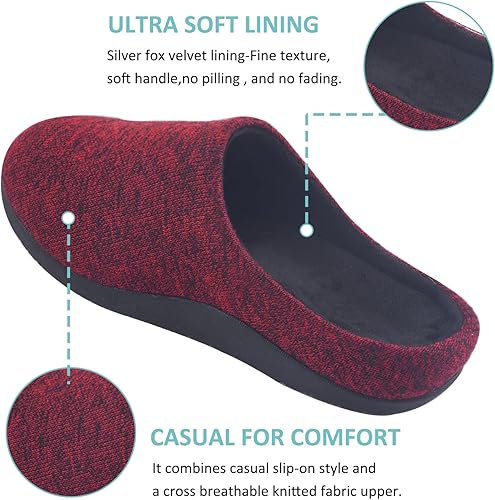 Miniatura 4 de Git-up Pantuflas ortopédicas con soporte de arco para aliviar el dolor de la fascitis plantar, cómodos zuecos sin cordones, zapatos ortopédicos para