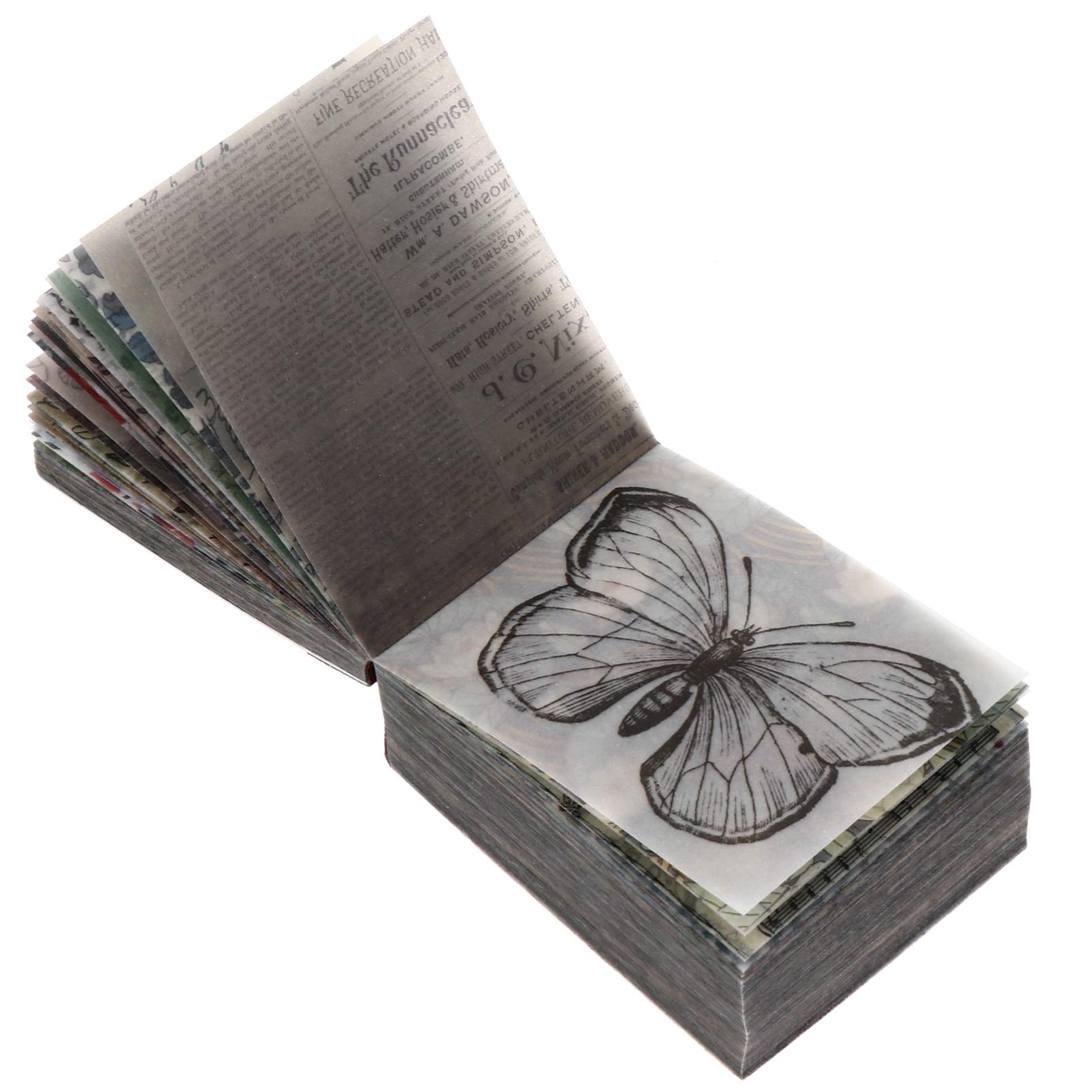 ARTIBETTER 365 Sheets Vintage Scrapbooking DIY Material Paper Journal Diary DIY Embellishment Supplies for Scrapbooking and Craft