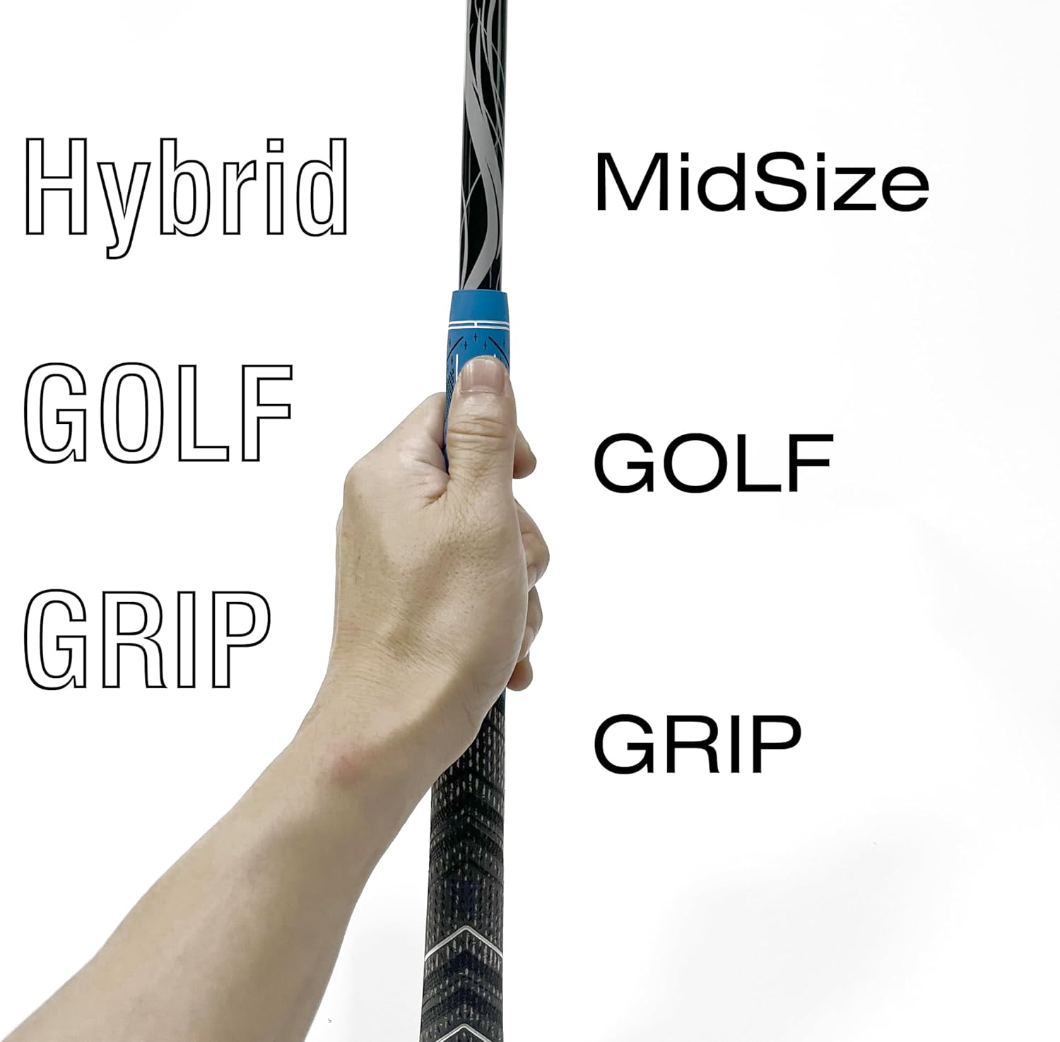 HH-GOLF® Adjustable Weights Golf Swing Speed Stick, Tempo & Flexibility Golf Training Aids, Updated Midsize grip