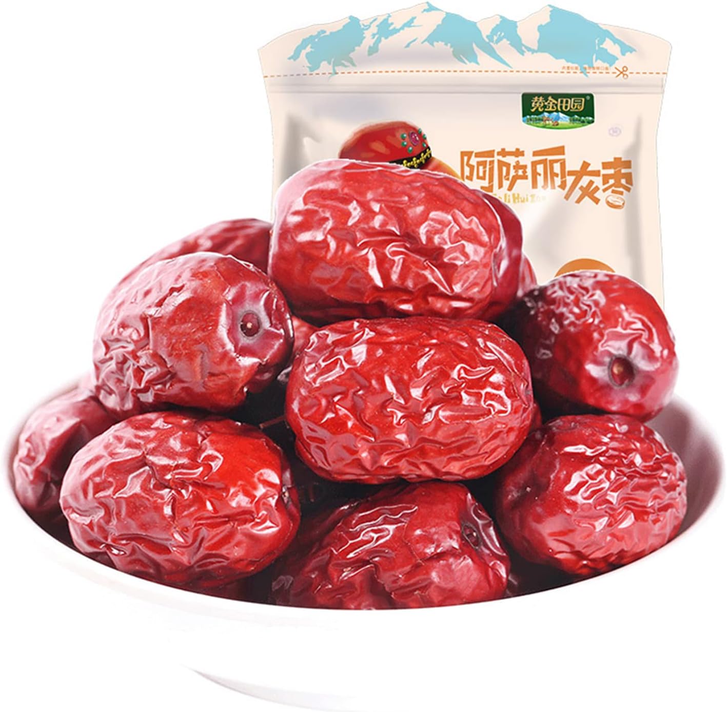 Phuumy （500g）17.6oz Red Jujube, China dried dates,Dried Pitted Dates - Delicious and Nutritious Snack, Perfect for Baking and Cooking