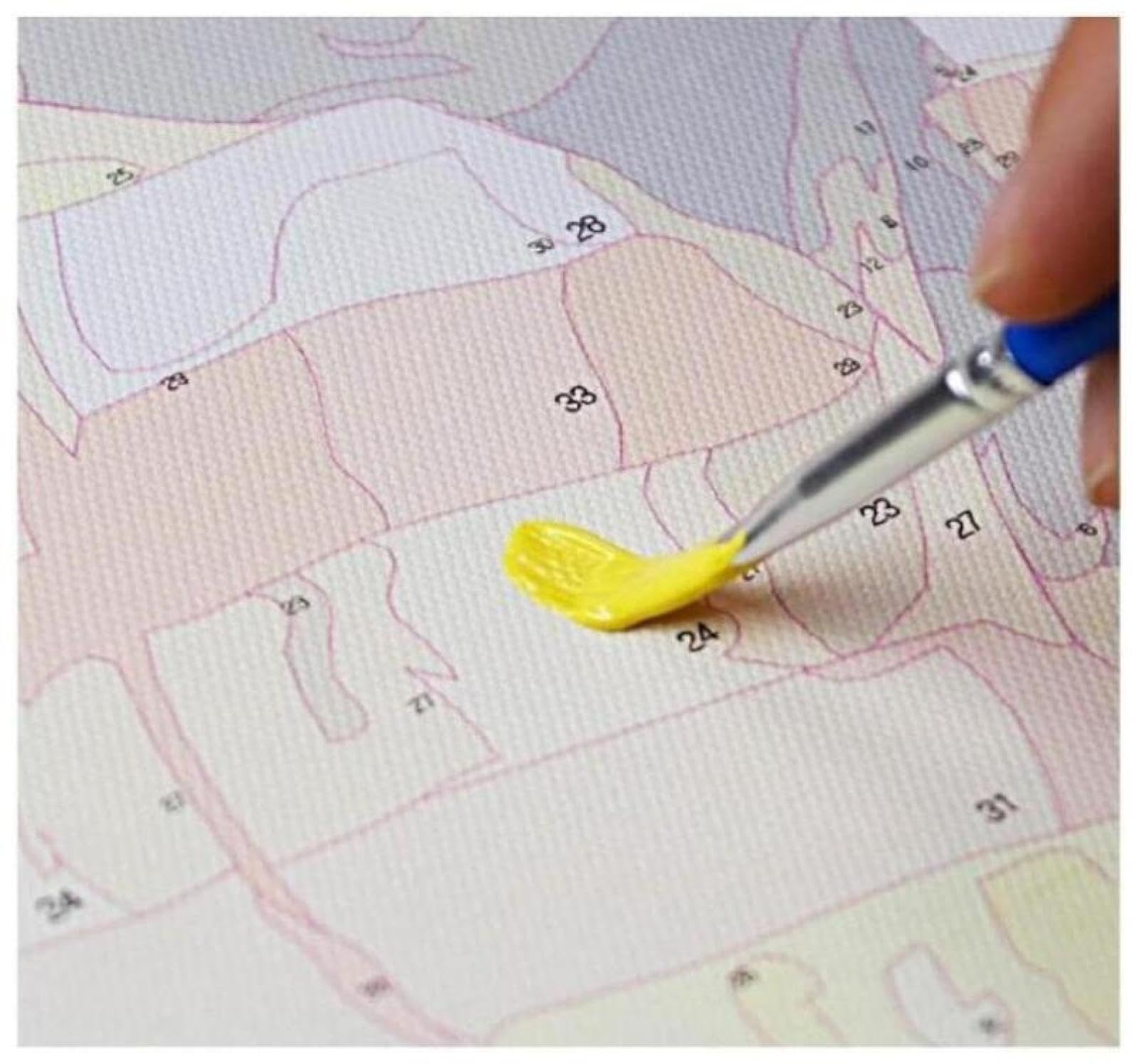 ZMHZMY Paint by Number Kits Golden Retriever DIY Digital Canvas Oil Painting Art Decor for Adults Beginner,40x50cm Frameless