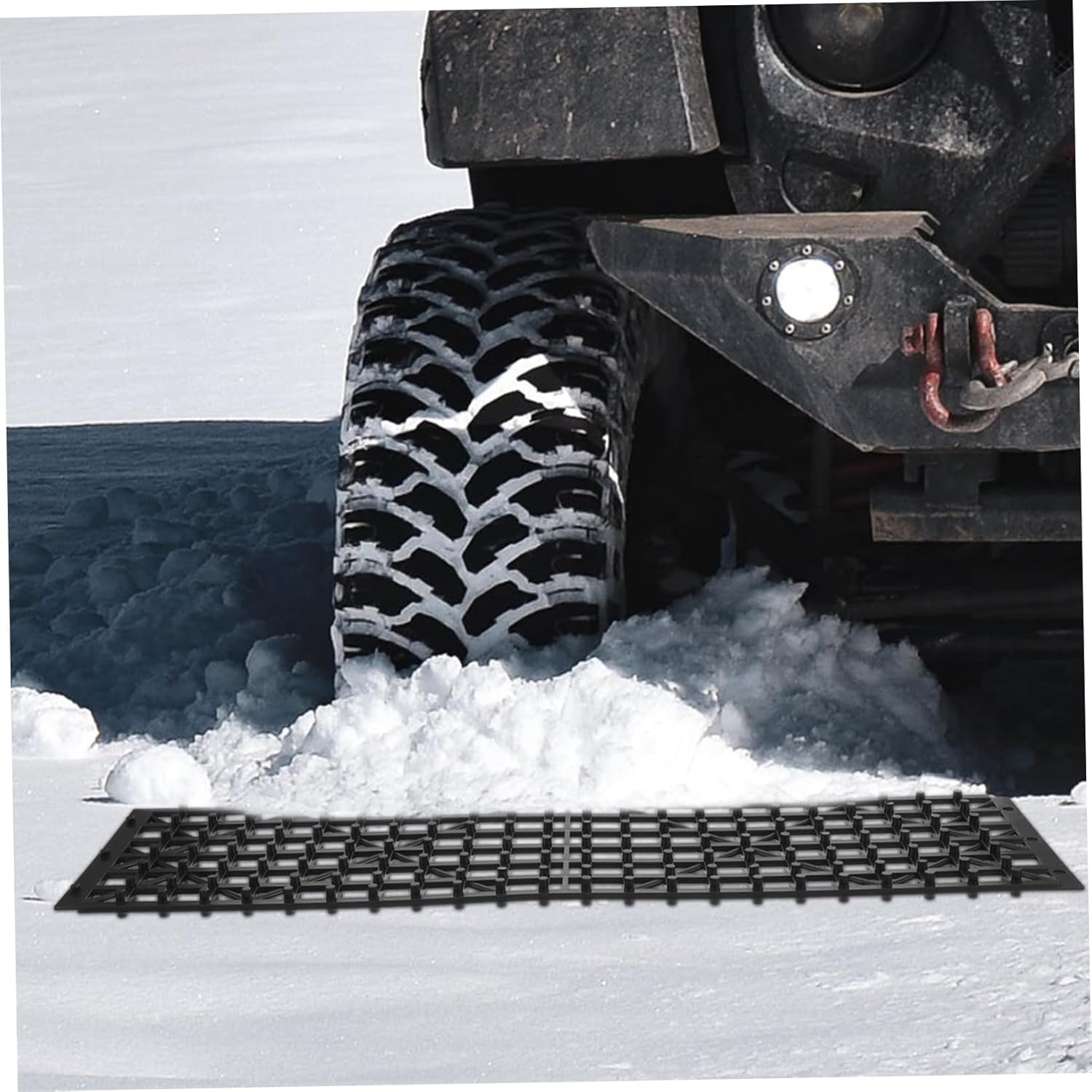 Alipis 1 Pair Car Tire Traction Mat Foldable Slip Skid Plate for Snow Mud and Durable Tire Accessories for Emergency Non Damaging Design for All