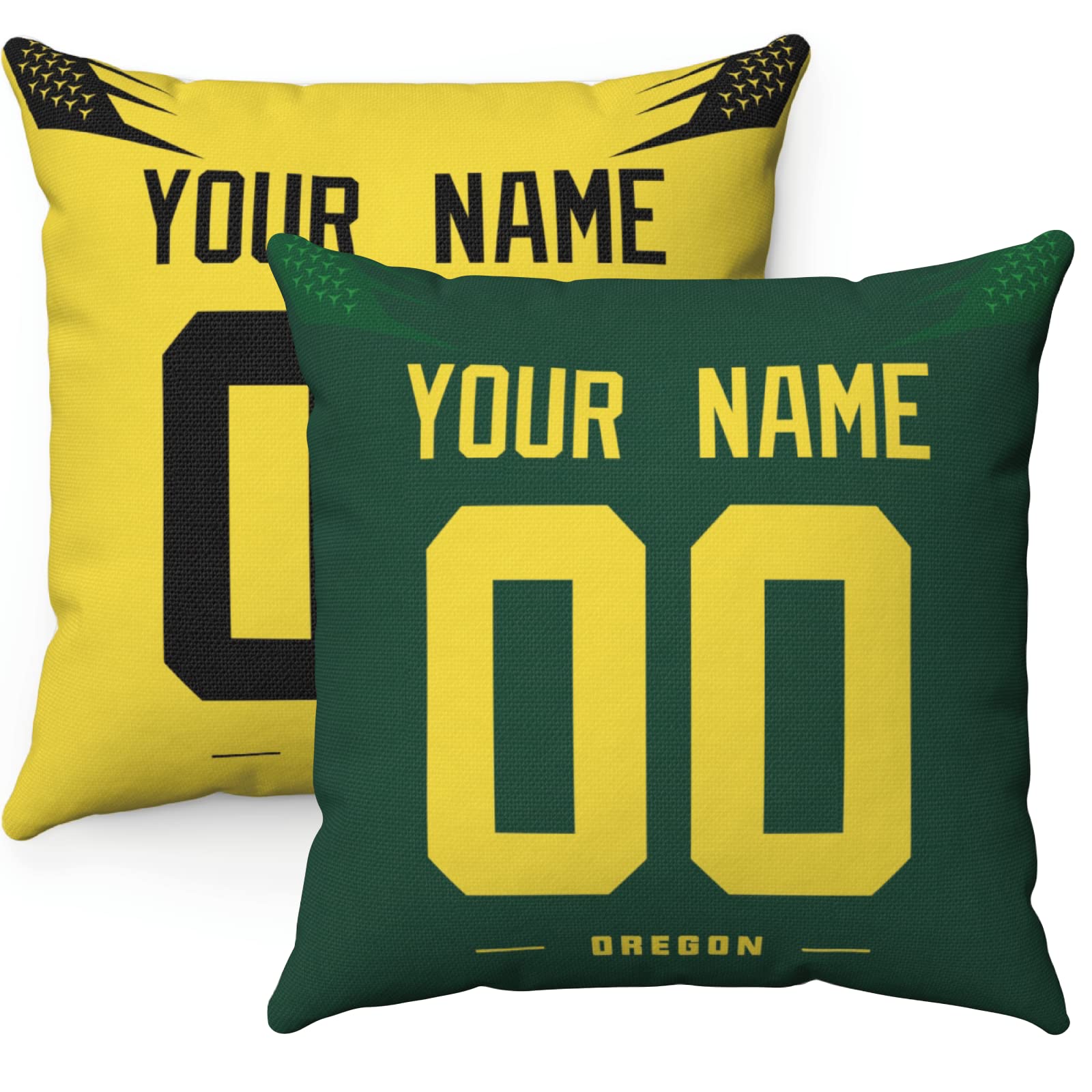 ANTKING Throw Pillow 2 Packs Custom Any Name and Number for Men Women Boy Gift