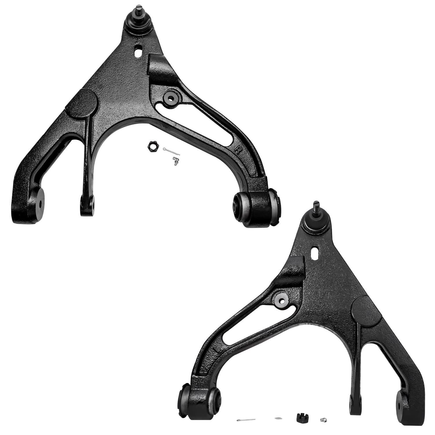 Detroit Axle - 4WD Pair Front Lower Control Arms for 2002-2005 Dodge Ram 1500 2 Lower Control Arms w/Ball Joints 2003 2004 Replacement