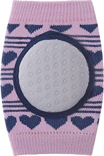 Joelheira Para Bebê Soft Antiderrapante Corações Pimpolho 6 a 12 Meses