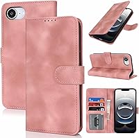 Vista 68 de Funda tipo cartera para iPhone XR con tarjetero para iPhone Xr para mujeres y hombres, ranuras para tarjetas de piel sintética con hebilla Oro Rosa