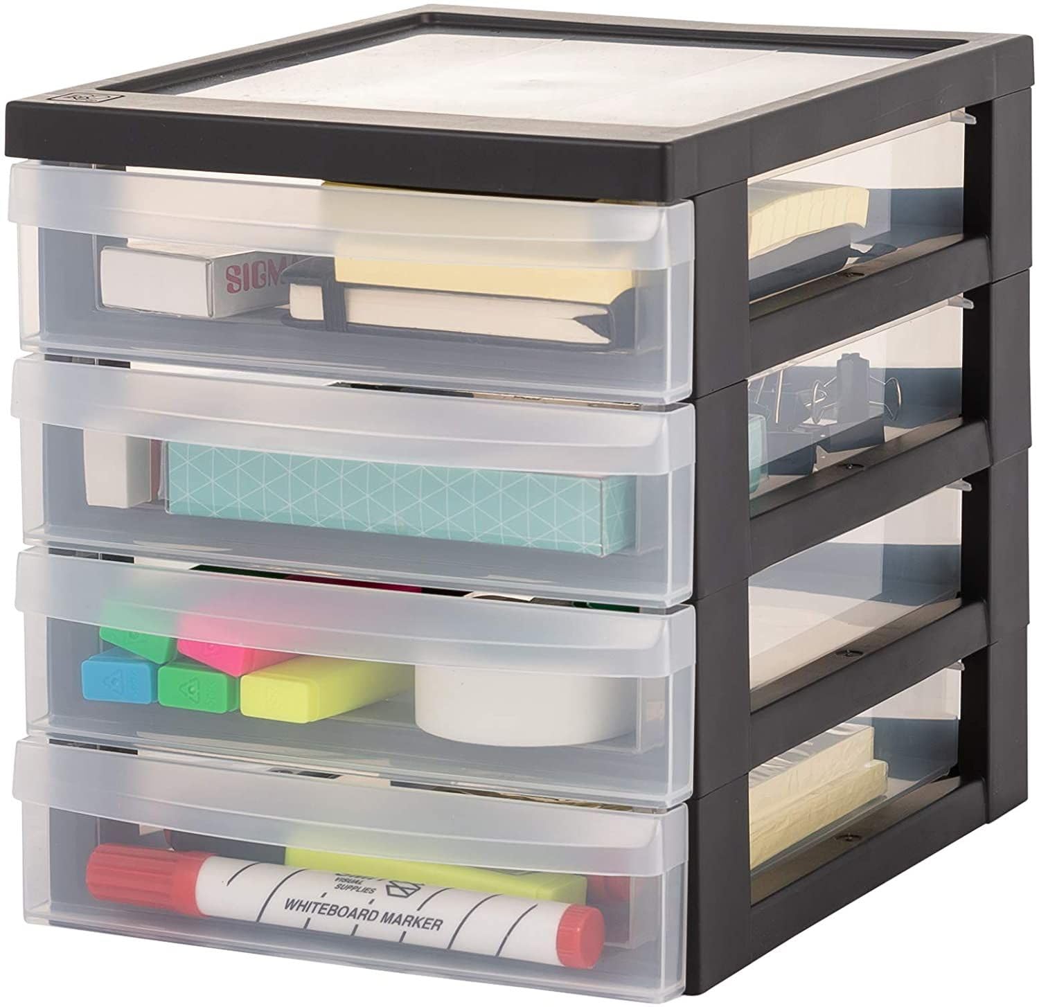 20 Cajas De Plástico Transparente Iris Ohyama, 2 Litros, Con Tapa ¡apilables Y Libres De BPA! Perfectas Para Organizar Ropa, Zapatos, Juguetes