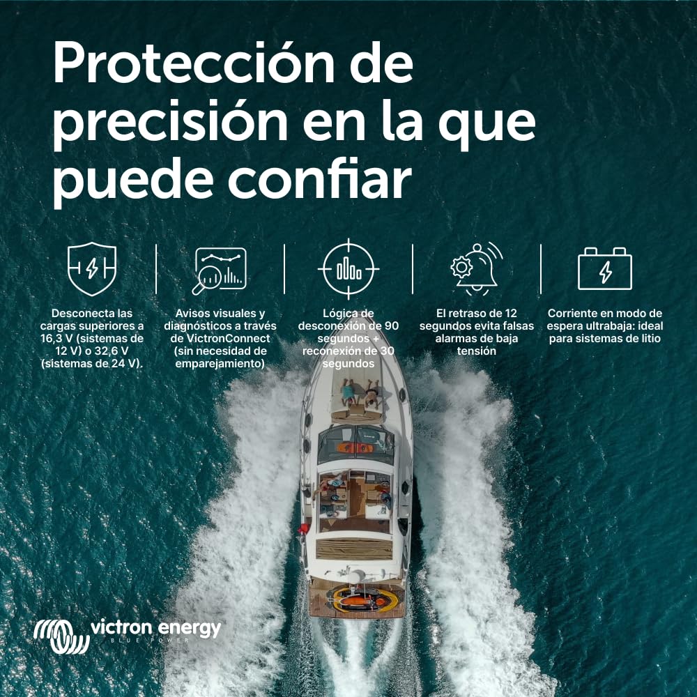 Victron Energy Smart BatteryProtect 12/24-Voltios 100 amperios (Bluetooth)
