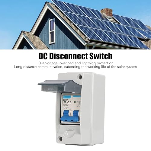 Miniatura 5 de 63A 1000V PV Solar DC Desconexión Interruptor IP65 Impermeable Aislador Fotovoltaico DC Disyuntor Miniatura Caja Combinadora Sobretensión para