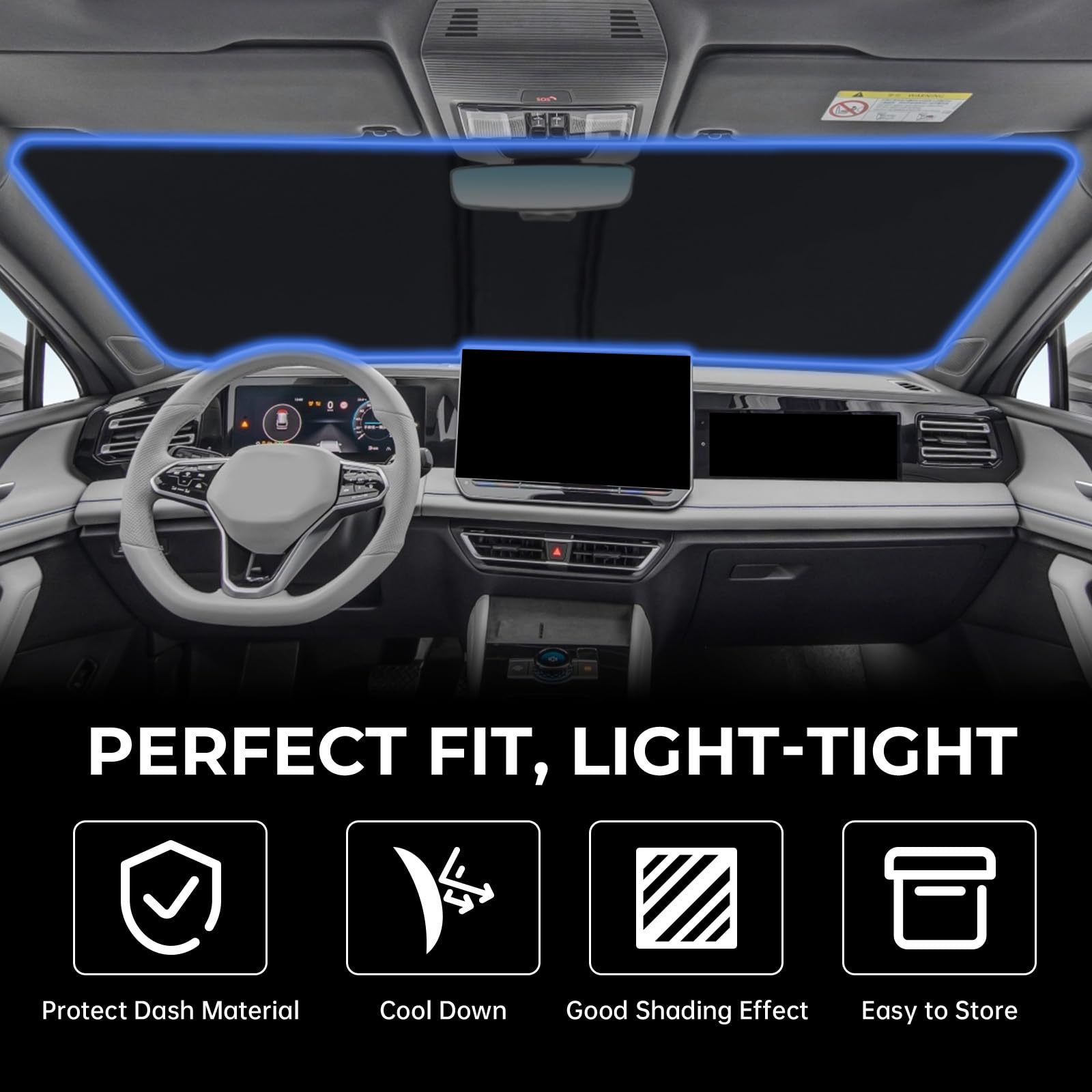 Amazon.com: Fit for Volkswagen Tiguan 2018-2025 Windshield