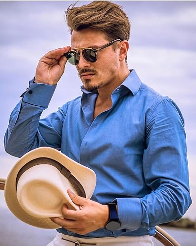 Miniatura 2 de O.B.o - Paquete de 4 correas de cuero para Galaxy Watch 5 Pro de 1.772 in4 Classic de 1.811 in y 1.654 in, correa de reloj de 0.78 pulgadas