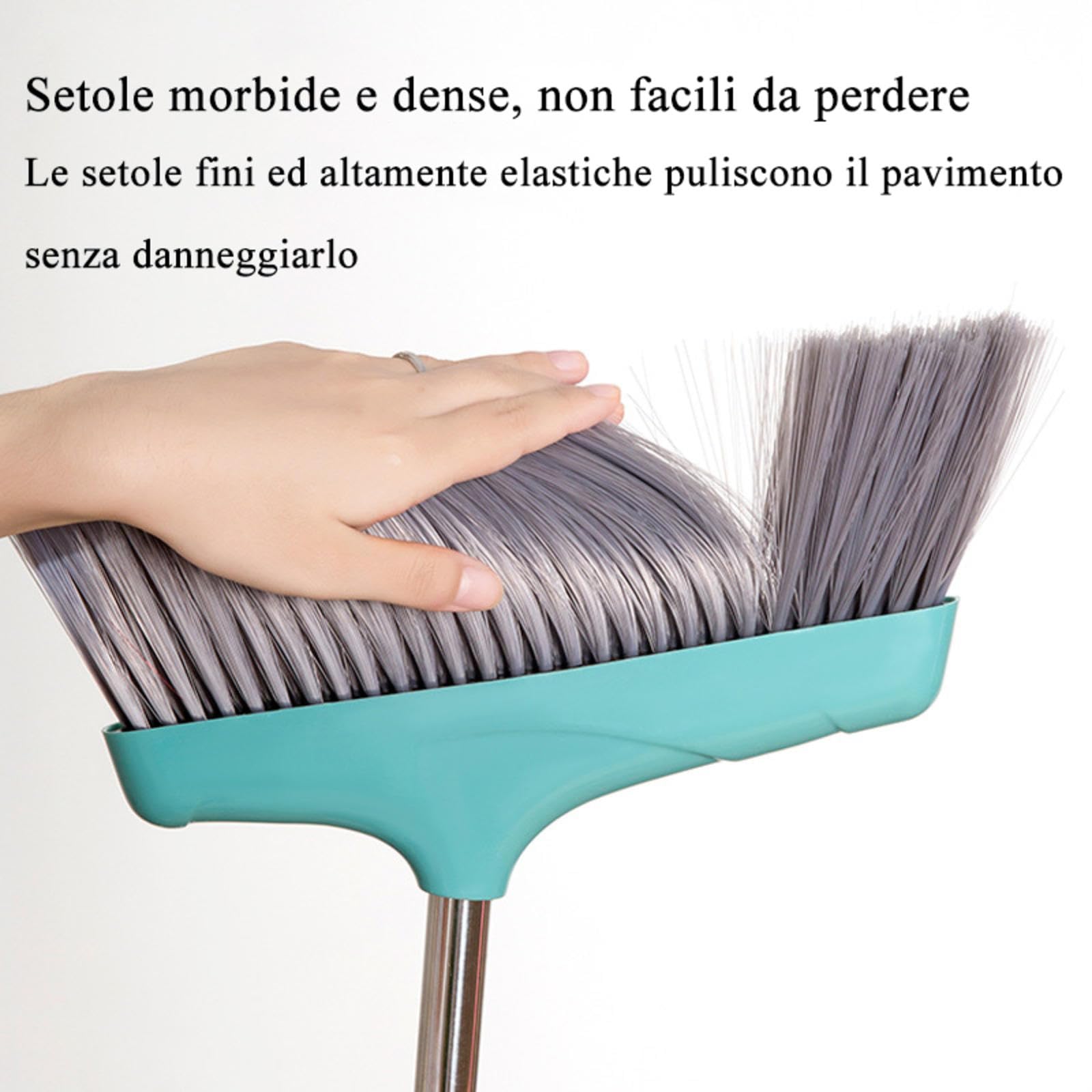 Zestaw Szufelki I Miotły Na Stojąco Miotła Z Pojemnikiem Na Kurz, Do Ergonomicznego Zamiatania W Domowym Biurze