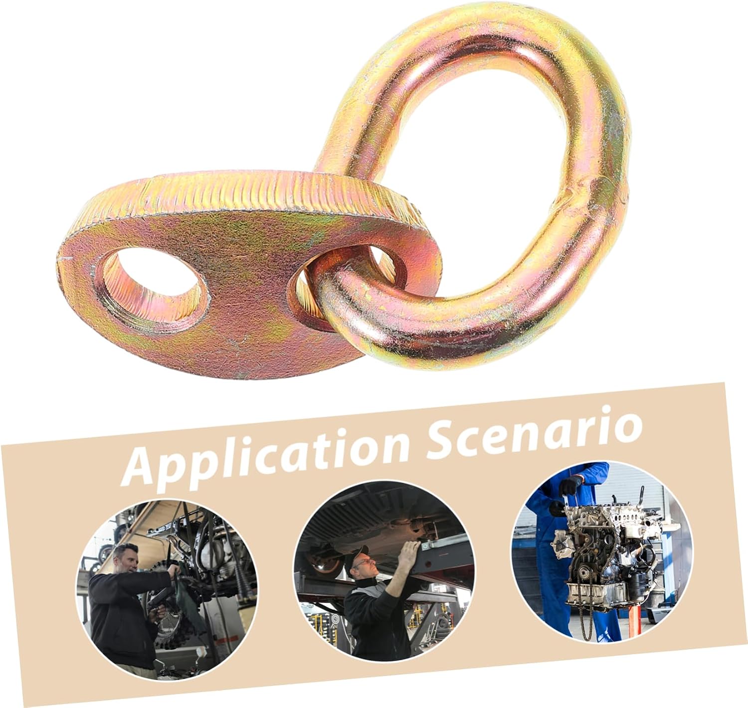 Ciieeo Heavy Duty Engine Lifter Bracket Kit Robust Support Bar for Hoisting Easy Install Engine Lift Hook for Vehicles Equipment Versatile Lifting Sling Leveler
