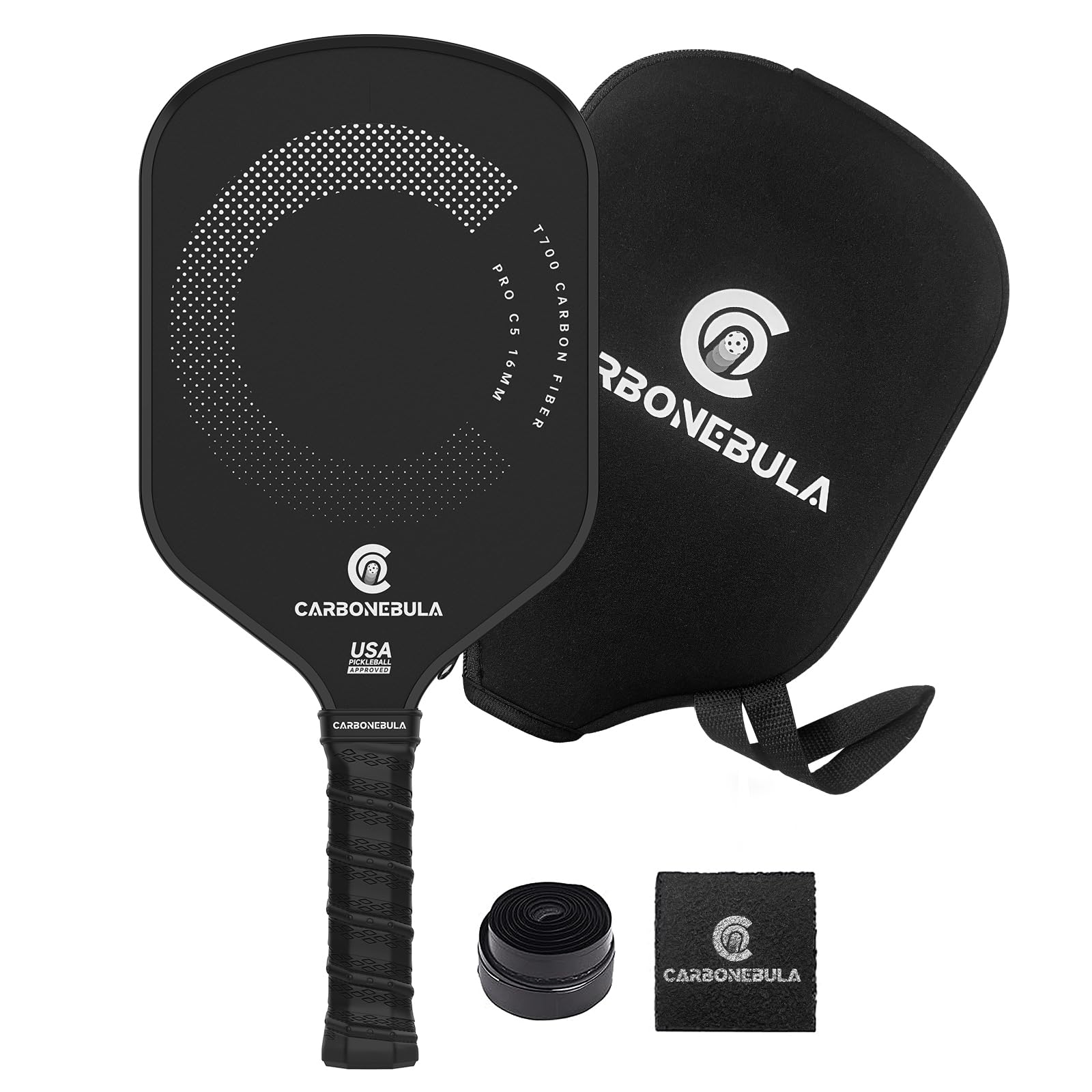 Amazon.co.jp: Carbonebula Pro C5 ピックルボールパドル T700