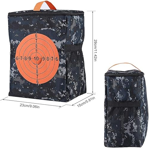 Miniatura 5 de Acouto Objetivo para niños 25 × 16 × 3 portátil objetivo bolsa de almacenamiento llevar equipo bolsa para dardos