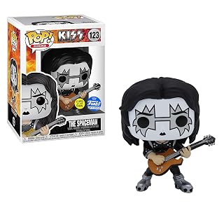 Funko Pop ! Rocks 64503 Kiss The Spaceman Glow in the Dark Exclusive #123 - Les Beatles, Paul McCartney, John Lennon, RIngo Starr, George Harrison