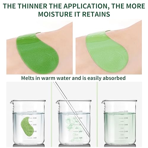 Miniatura 3 de Parches para debajo de los ojos (64 piezas) - Máscara de ojos de té verde con ácido hialurónico, cuidado de los ojos refrescantes para ojos