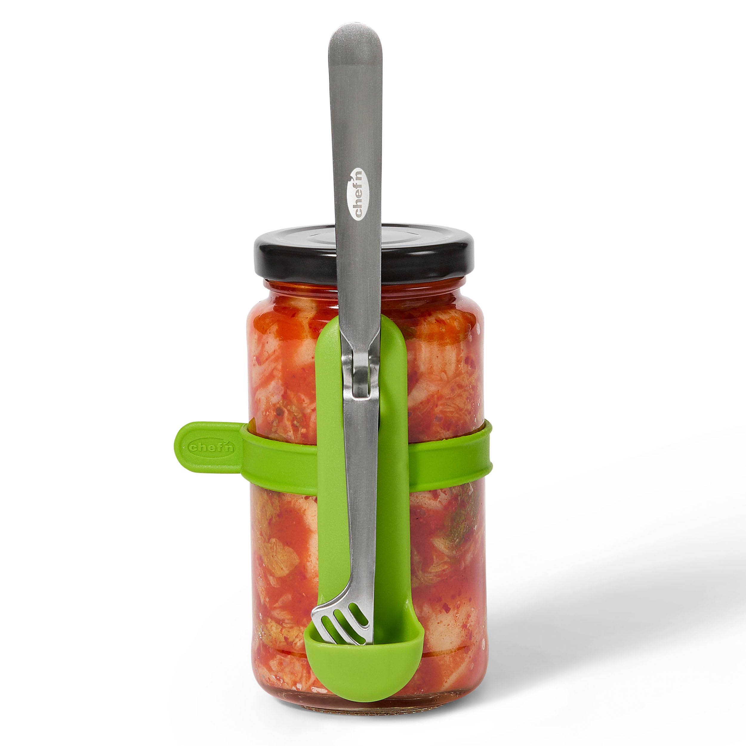 Chef'n FridgeFork Condiment Fork (Arugula and Meringue) Stainless Steel — Amazon image 7