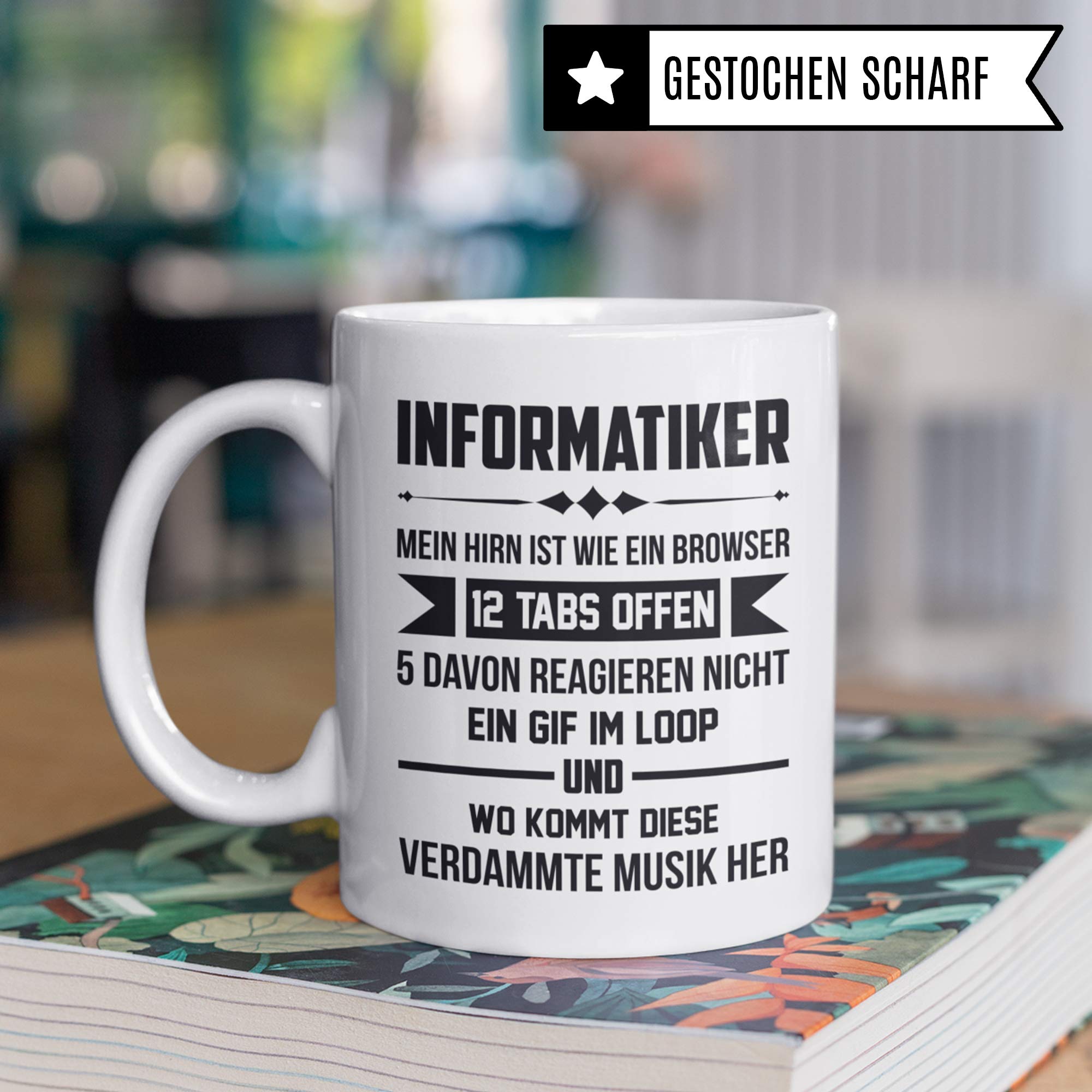Tazza regalo informatica, i turn Coffee into codice, idea regalo per informatica, informatica, programmazione, tazza da caffè con scritta divertente codifica (nero