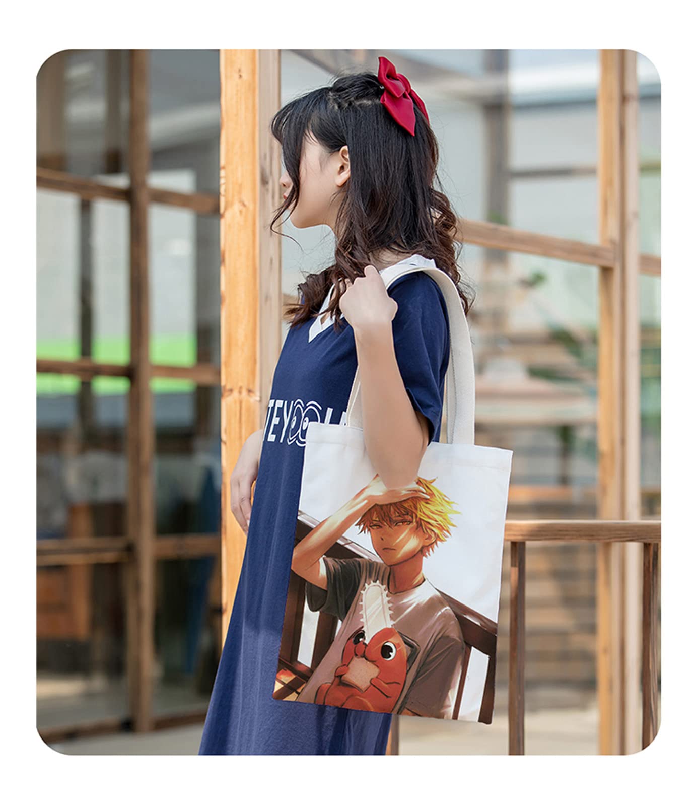 Amazon.co.jp: チェンソーマン エコバッグ デンジ マキマ 早川アキ