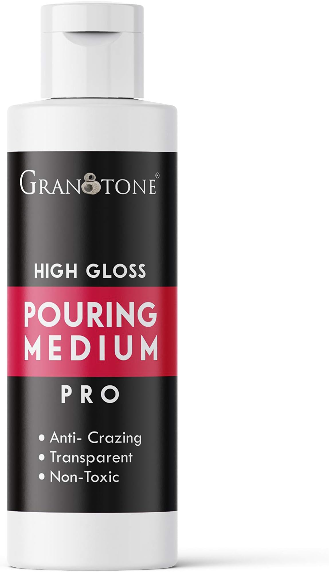 GRANOTONE Acrylic Pouring Medium Anti Crazing & Non-Yellowing Pouring Medium for Acrylic Painting High Gloss Medium for Acrylic Paints Increase Flow Non-toxic formula for Pro Artists & Kid 500ml