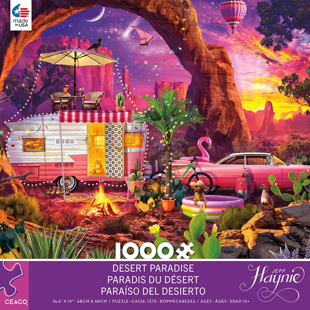 Ceaco - Weekend Retreat - Desert Paradise - 1000 Piece Jigsaw Puzzle