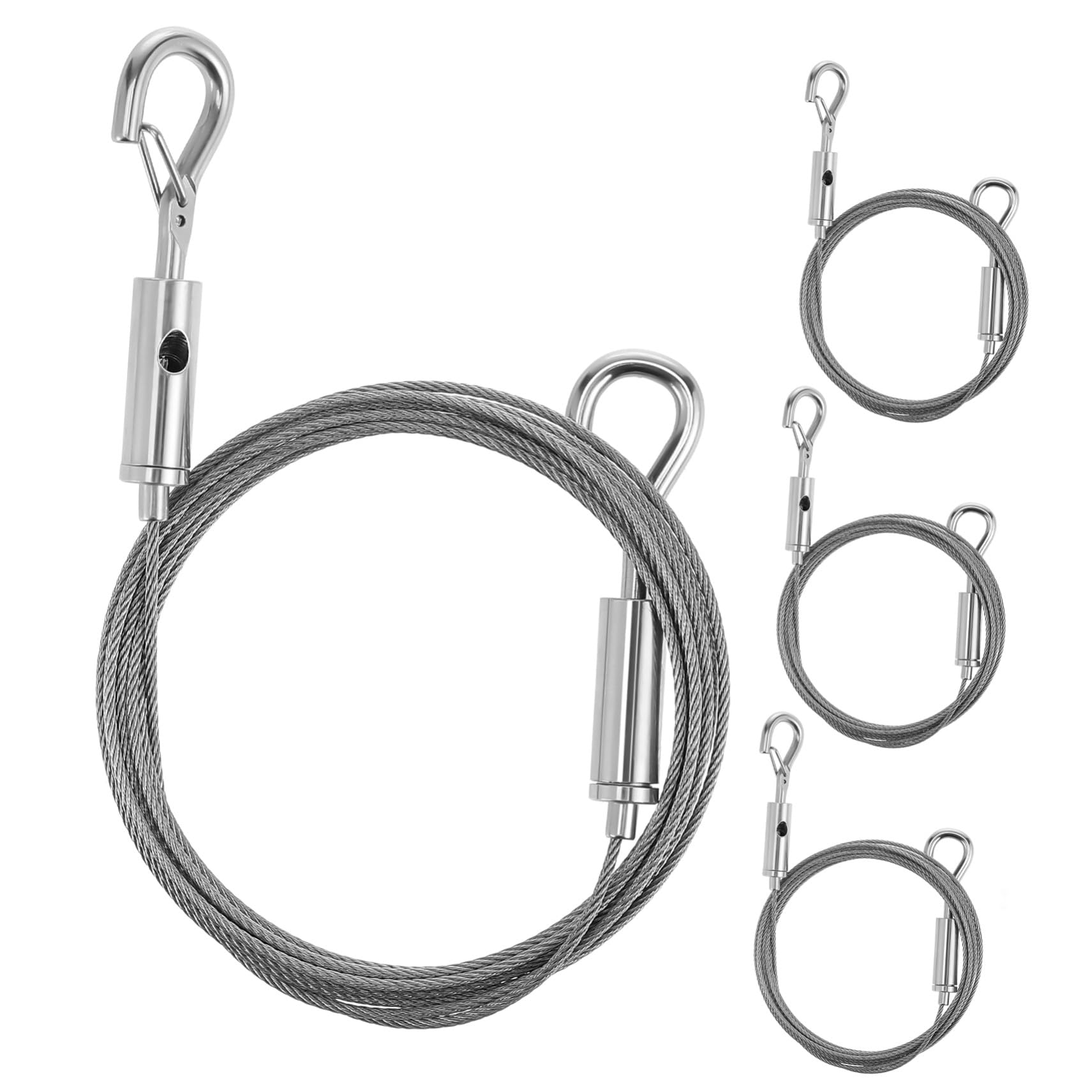 Fil suspendre pour tableaux miroir luminaire câble acier 1.5mm x 2m