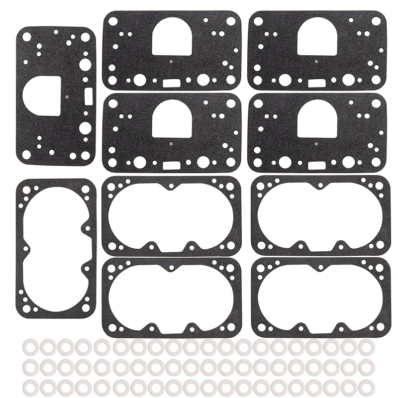 Kit de juntas para reconstrução de carburador SeaEagles 8-2000QFT para Holley 4150 – Preto