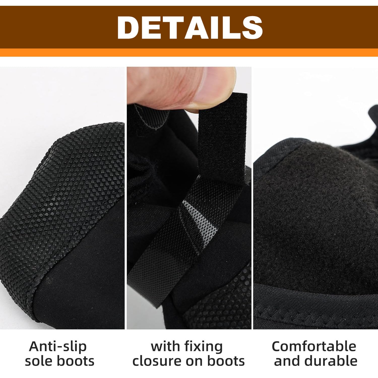 Chaussette Chien, Chaussettes de Protection et Récupération, Pattes Plaie Protection, Botte de Protection pour Chien,Bottes de Protéger pour Chiot Petits Moyens (S)