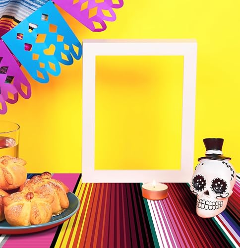 Miniatura 4 de SietDESEO Paquete de 2 manteles rectangulares de plástico de 54 x 108 pulgadas, manteles desechables de serape mexicano para fiesta de Cinco