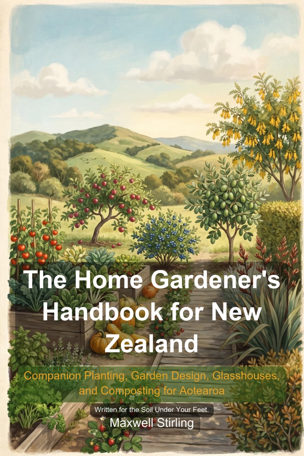 The Home Gardener's Handbook for New Zealand: Companion Planting, Garden Design, Glasshouses, and Composting for Aotearoa (Gardening)