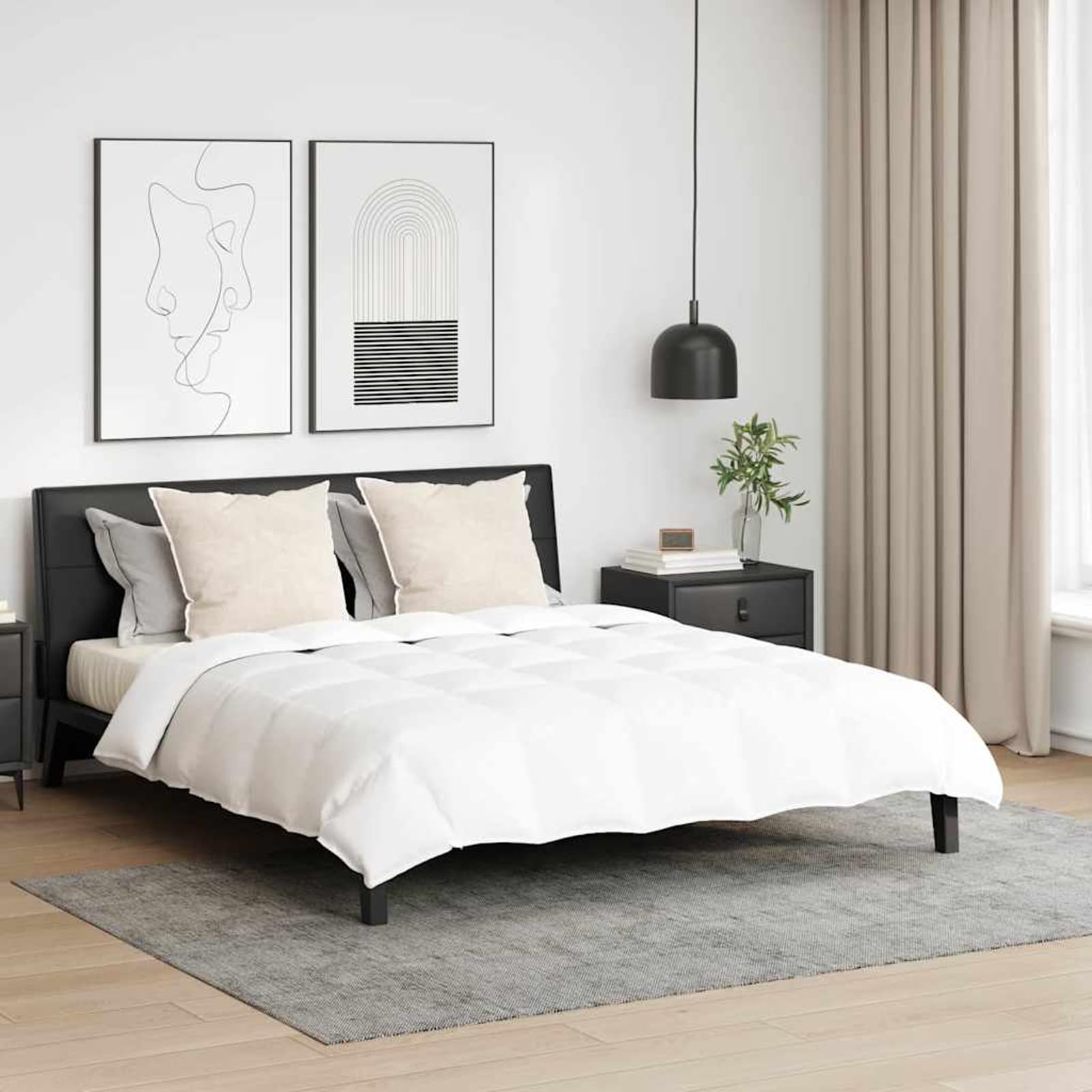 Set di piumoni con cuscino 3 pcs, set di piumini cotone 100%, biancheria da letto, camera da letto, cotone traspirante, set letto estivo, copripiumino, lenzuola, coperta, tessuto morbido for camera da