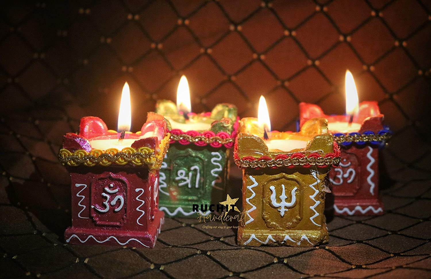 KC PRODUCTS Diwali Decoration Handmade Decorative Tulsi Diya Deepak Set for Diwali Living Room [Set of 12 Multi-Coloured ] (B09JPC9NGR) Amazon Price History, Amazon Price Tracker