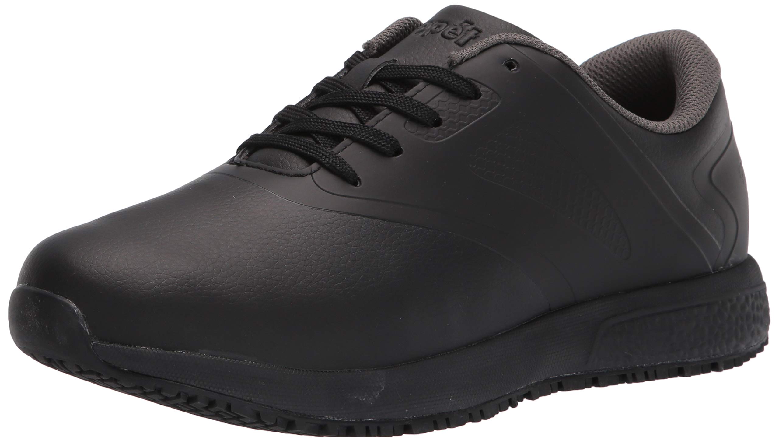 Propét Mens Slater Food Service Shoe,Black,7