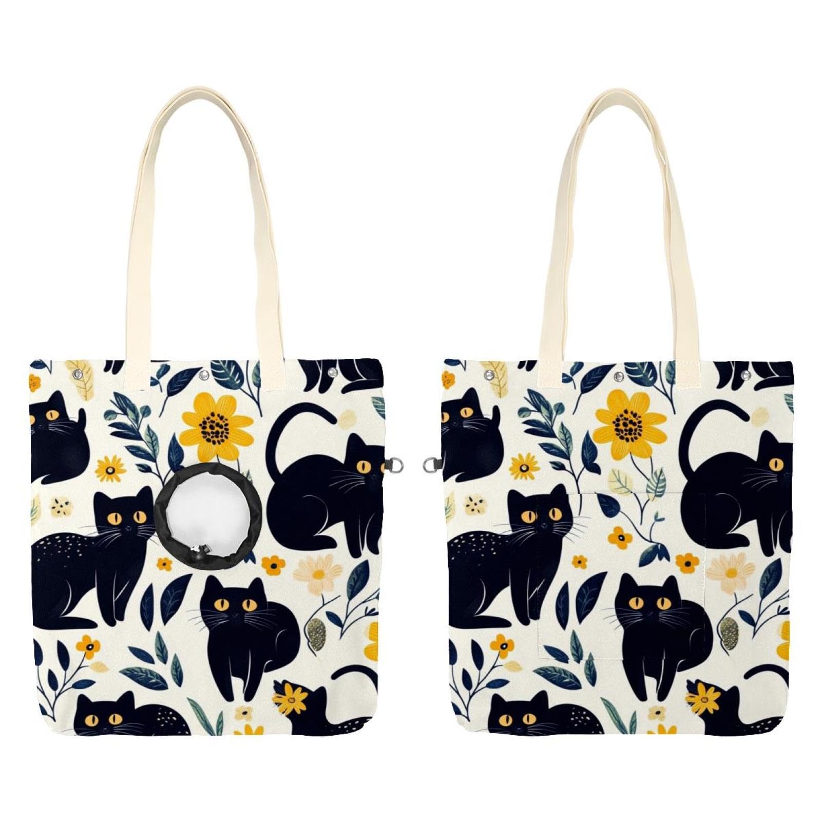 Sac de transport mains libres pour chat pour soulager le dos et rassurer
