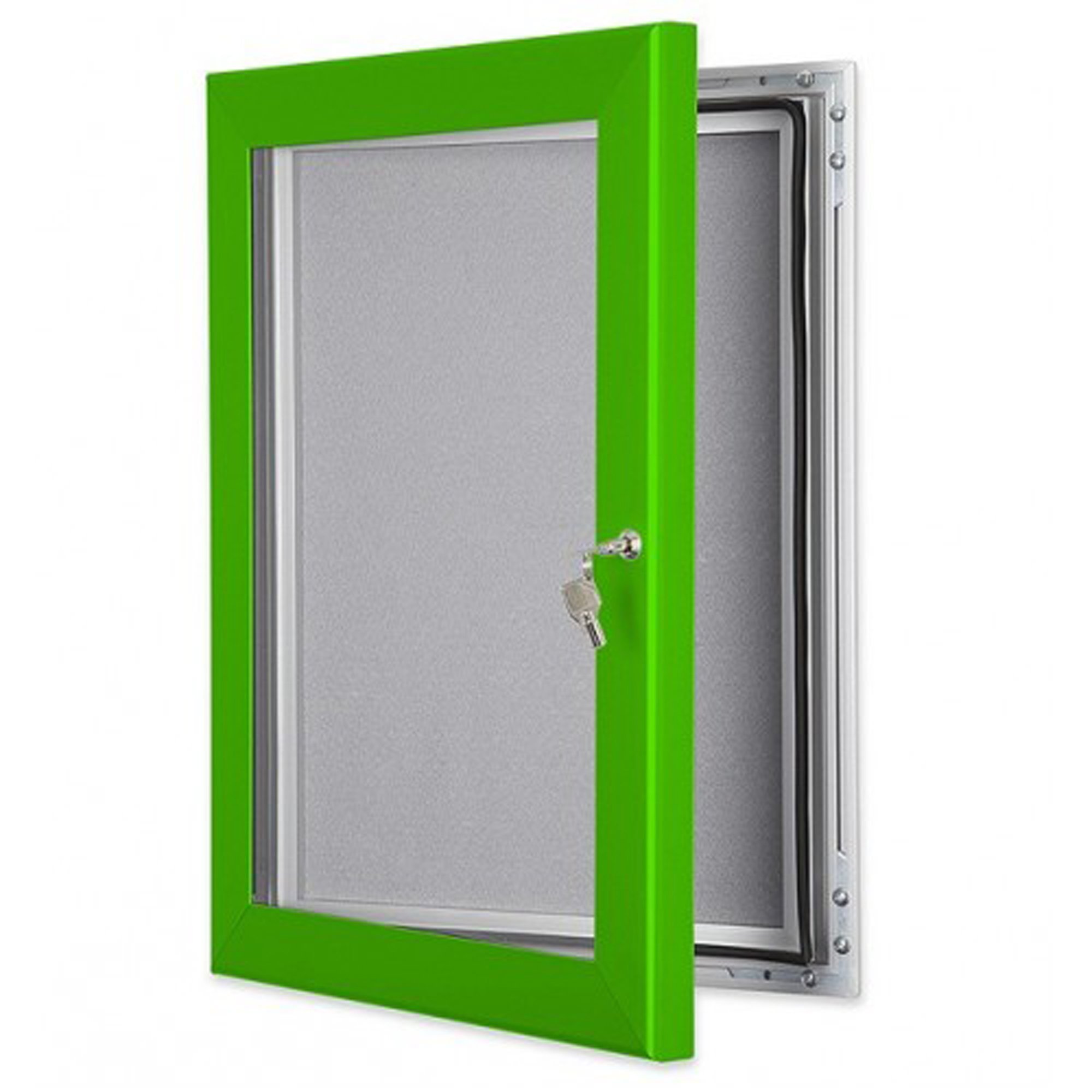 Green Outdoor Pin Notice Boards - Lockable - A3