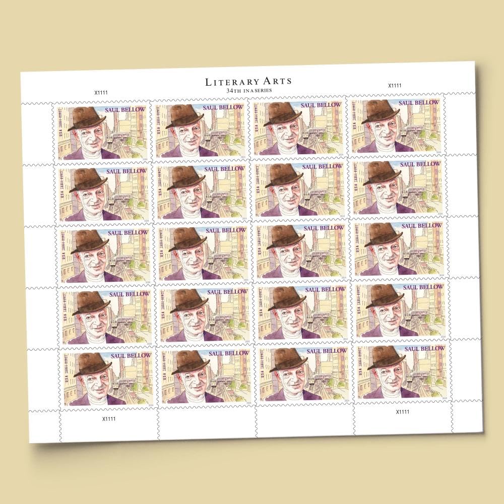 Saul Bellow 2024 Briefmarken, 180 ml, 20 Stück