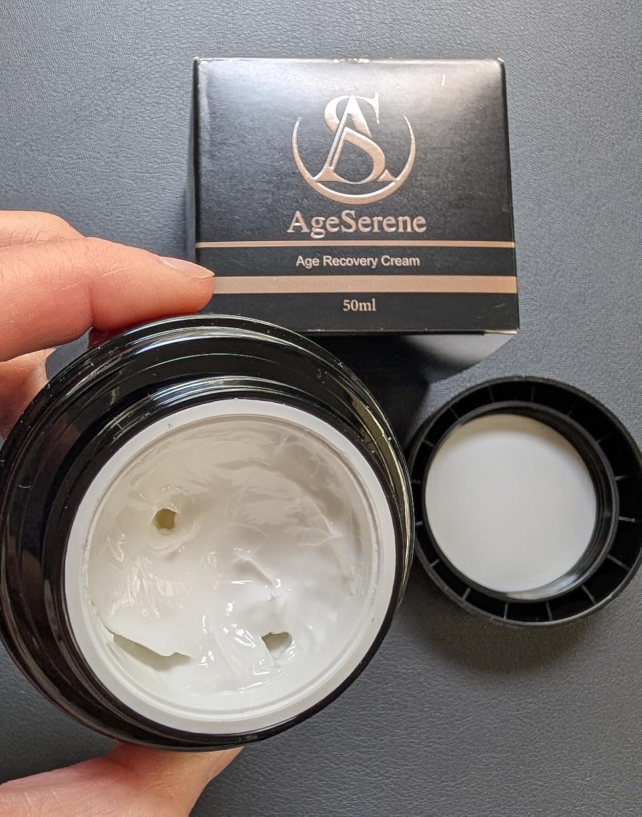 AgeSerene Anti-Aging Night Cream for Face, with Peptides & Pro-Xylane, Wrinkle Cream for Women & Men, Collagen Face Moisturizer, Skin Firming Cream for Aging Skin, Hypoallergenic, 1.7 fl oz