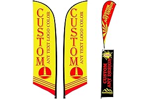 Personalized Banner Flags for Business Outdoor Advertising