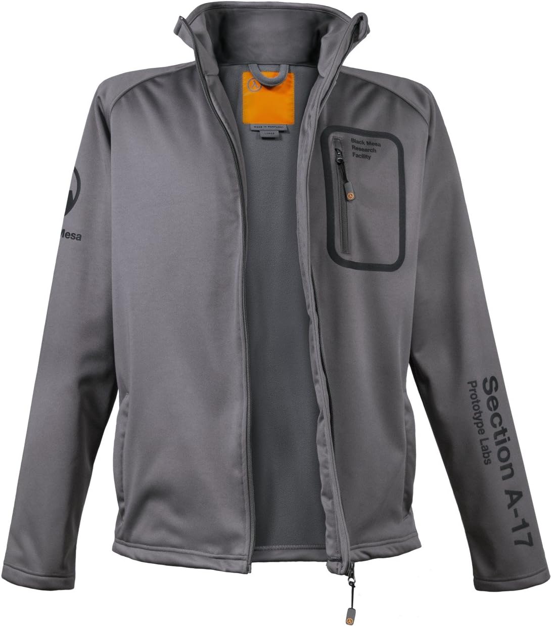 Musterbrand Half-Life Men Softshell Jacket Anomalous Materials Grey