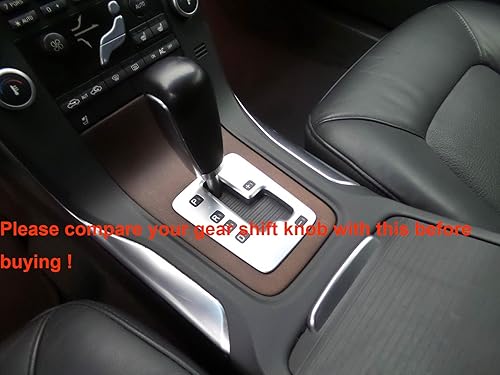 Miniatura 5 de Funda de piel auténtica para perilla de palanca de cambios para Volvo S60 / S80 / V70 / XC60 / XC70 2011-2012 automático