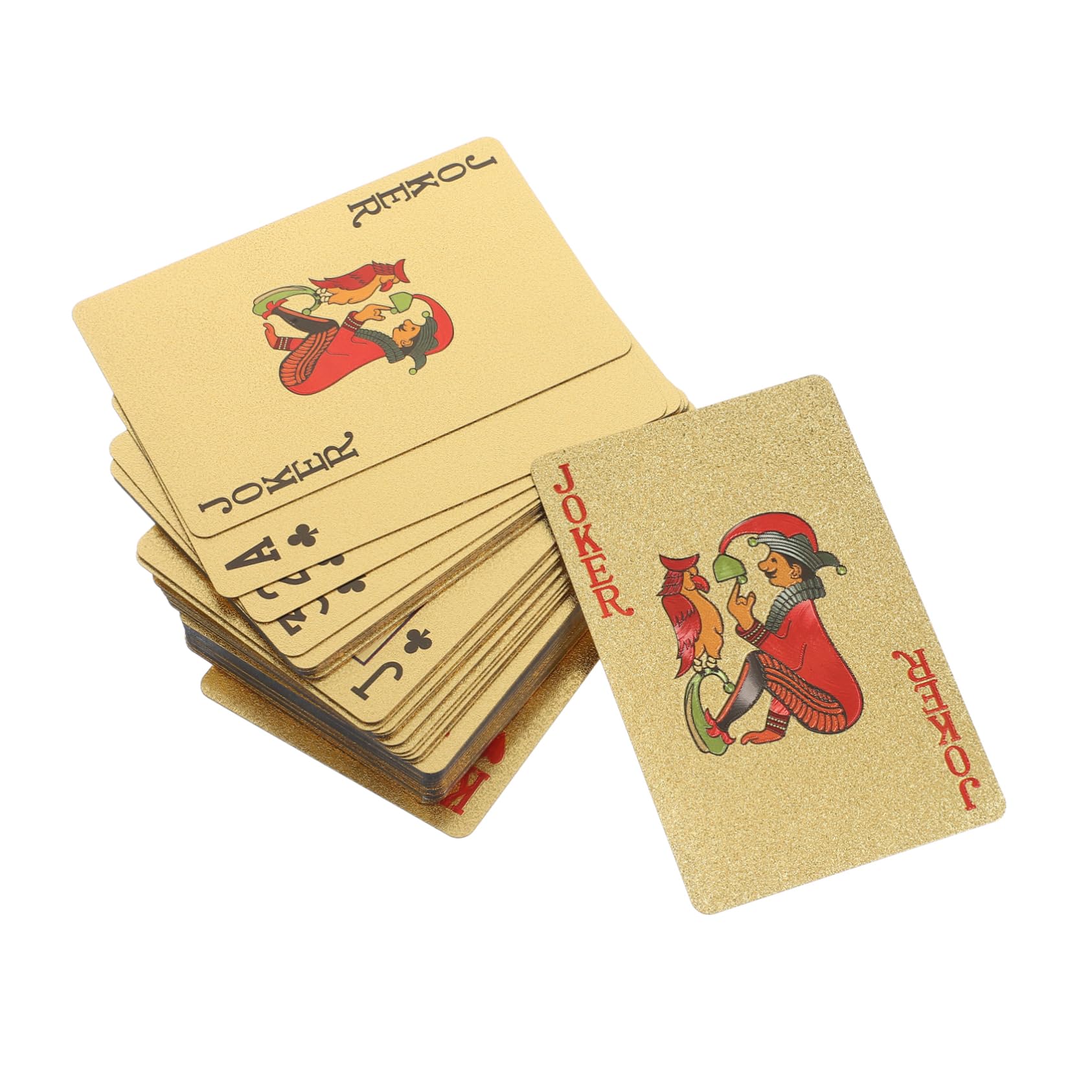 ibasenice Cartes De Poker Plastique Imperméables Jeu De Cartes De Poker pour Parties Intérieur Et Extérieur pour Adultes Et Design Élégant Matériaux Et Légers