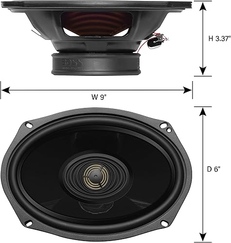 Miniatura 4 de BOSS Audio Systems BHD98 Harley Davidson - Kit de altavoces para alforjas de 6 x 9 pulgadas, compatible con motocicletas Road Glide y Street Glide