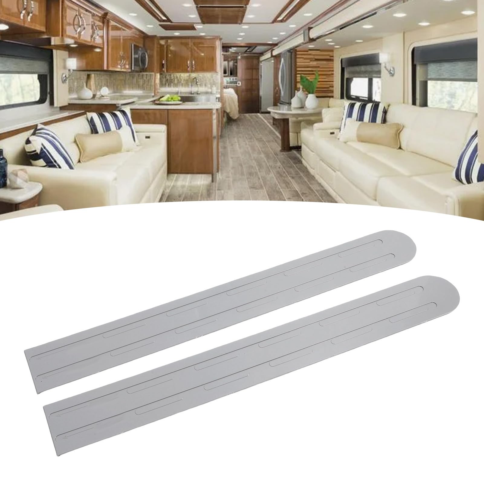 Fockety 134993 Protector de Alfombra deslizable para autocaravanas. Protege el Suelo de arañazos y Rozaduras, Ideal para caravanas de Quinta Rueda y autocaravanas
