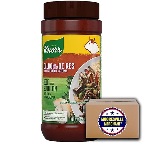 Miniatura 1 de Knorr - Condimento de caldo de carne granulada, 40.5 onzas, 1 tarro con calcomanía Mooresville Merchant