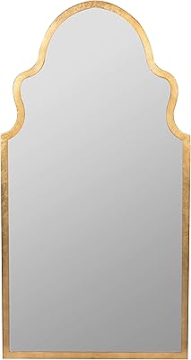Cooperclassics Home Decorative Lincoln Mirror - Textured Gold Leaf Finish