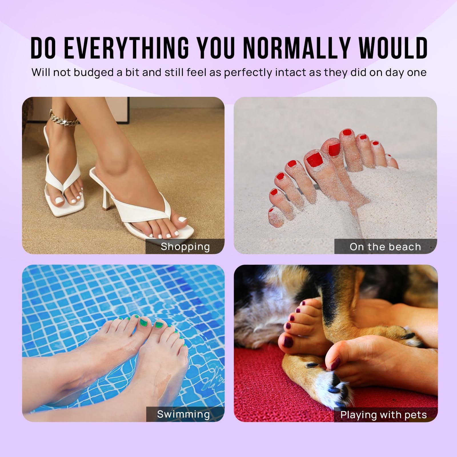 BTArtbox Press On Toenails - French Tip -9 BTArtbox Press On Toenails - French Tip -9