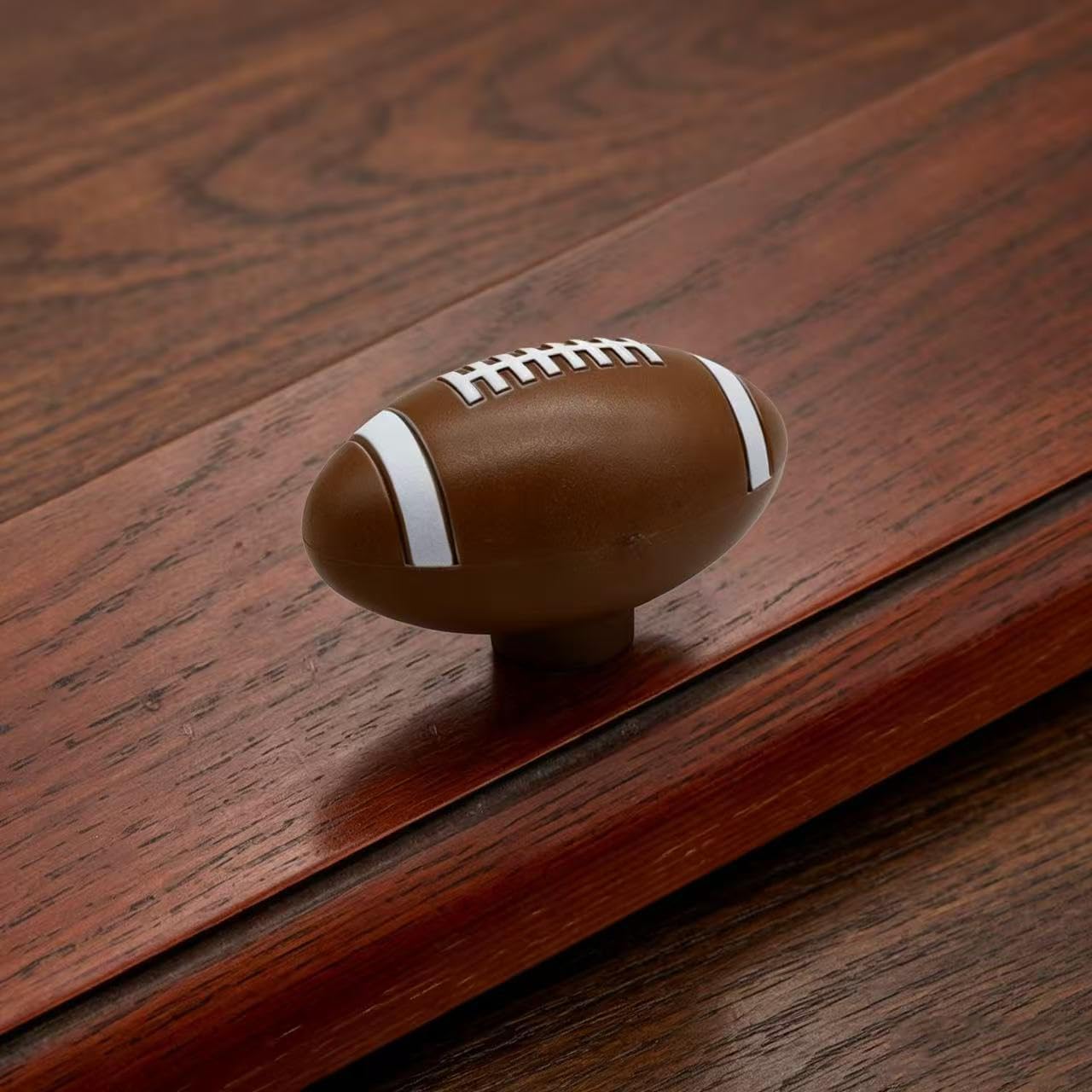 Rugby Football Dresser Knobs, [6 Pack] Sports Drawer Knobs, Ball Knobs for Kids Boys Dresser Drawer/Cabinet/Door
